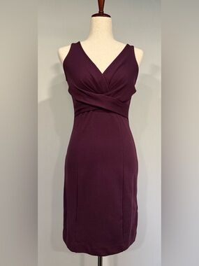 Daisy Fuentes Strapless Twist-Waist Dress in Plum